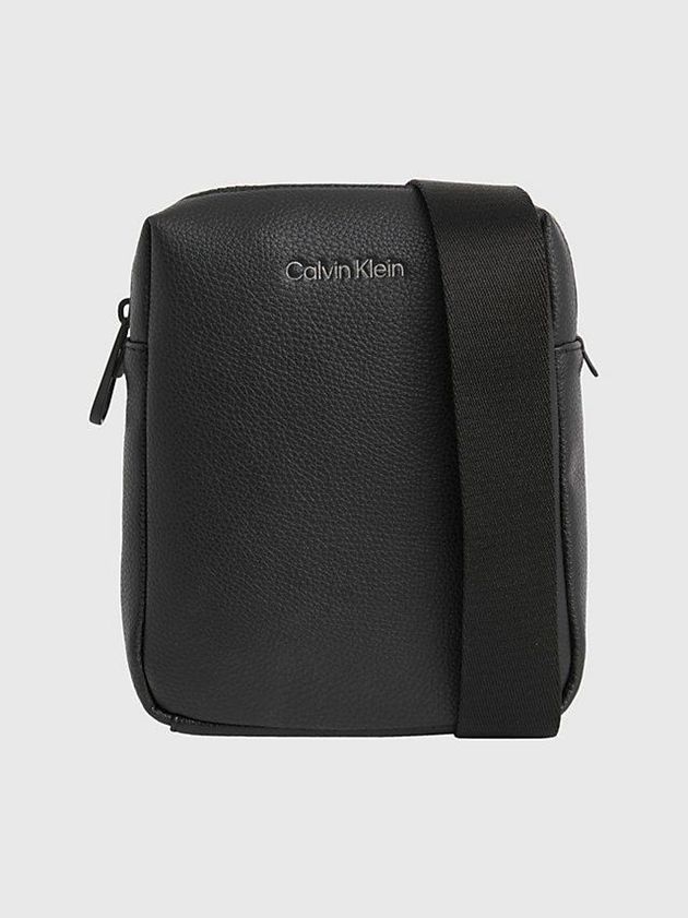 Calvin Klein USA Small Recycled Crossbody Mens Bag Black 0986315-KR